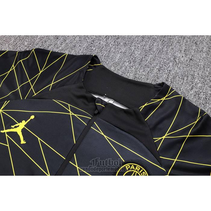 Chandal de Sudadera del Paris Saint-Germain Jordan Nino 2023-2024 Negro